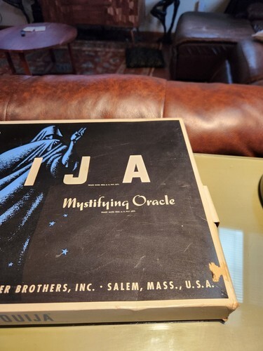 Vintage 1960's Ouija Board Mystifying Oracle Game William Fuld Parker Bros Salem Item image 2