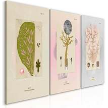 Tiptophomedecor Stretched Canvas Nordic Art - Trees - Stretched &amp; Framed Ready T - £79.91 GBP+