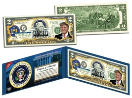DONALD TRUMP * Presidential Series #45 * Official Legal Tender $2 Bill w... - $272.00 MXN