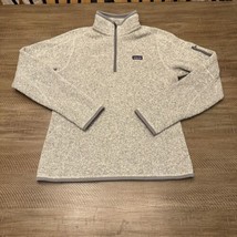 Patagonia Women&#39;s Better Sweater 1/4 Zip Grey Size S - £27.26 GBP