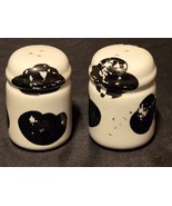 Vintage Milk Cow Salt &amp; Pepper Shaker Set - Farmhouse Country Holstein A... - $10.54