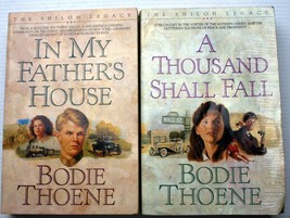 Bodie &amp; Brock Thoene In My Father&#39;s House~Thousand Shall Fall Shiloh Legacy 1-2 - £9.08 GBP