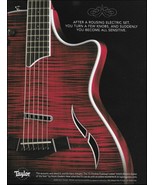 Taylor T5 Classic Thinline acoustic/electric fiveway guitar 2005 ad print - £3.32 GBP