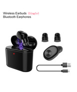 Bluetooth Wireless Earbud BL1 Stereo Earphone Black - £11.73 GBP
