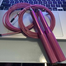 Weighted Jump Rope with Adjustable Steel Wire Cable Pink - $7.80