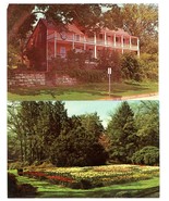 2 Postcards Cos Cob Greenwich CT Bush-Holly House Montgomery Pinetum Unp... - £2.39 GBP