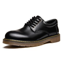 Platform Patent Leather Shoe For Men Oxford  Dress Shoes Black Casual Outsdoor C - £83.99 GBP