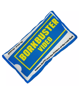 NEW Woof Borkbuster Plush Squeaky Dog Toy 9x5&quot; looks like Blockbuster Vi... - $12.24 CAD