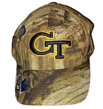 Georgia Tech Yellow Jackets Russell Cap Strap Back Embroidered  Logo Hat... - £16.22 GBP