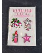 Jeffree Star Cosmetics 1st Edition Enamel Pin Set Exclusive Spring 2021 New - $11.83