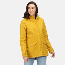 Regatta Damen Brigida Wasserfest Isolierte Jacke IN Senfgelb Samen UK 8 ... - $44.83