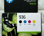 HP  936 Black Cyan Magenta Yellow Ink Cartridge Set 6C3Z5LN Exp 2025 Sea... - £93.80 GBP