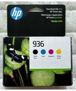 HP  936 Black Cyan Magenta Yellow Ink Cartridge Set 6C3Z5LN Exp 2025 Sea... - £94.37 GBP
