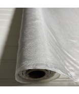 SILK White, FABRIC SOLD BY YARD-  3 Yards (108 inches) x 44 inches wide - $38.11