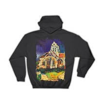 Church at Auvers Vincent Van Gogh : Gift Hoodie Famous Oil Painting Art Artist P - £28.11 GBP