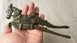 Rare Vintage Horse Shaped Brass Betel Nut Cutters / Crackers - $90.99