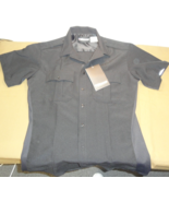 NEW BLAUER 8675 SHORT SLEEVE POLY SUPERSHIRT ZIP BLACK MEDIUM REGULAR OG... - €30,84 EUR