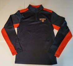 NFL Chicago Bears 1/4 zip Orange Pullover Size Small - $18.22