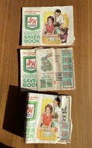 S &amp;H Green Stamps Quick Saver Books With Stamps Lot Of 3 Vintage - £7.51 GBP