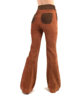 Boogie Child Corduroy Flare Pants Brown 70s Women&#39;s Size Medium 26 x 31 ... - $85.91