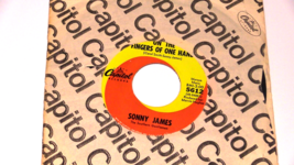 Sonny James - On the Fingers of One Hand/Take Good Care of Her 45 - Vinyl is VG+ - £3.12 GBP