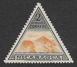 1947 NICARAGUA Stamp - San Cristobal Volcano, 2c SC#706 1062 - £1.16 GBP