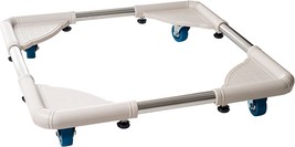 Stalwart 82-43752 Dolly Mobile Rolling Cart With Adjustable Base And 4, White). - £30.32 GBP