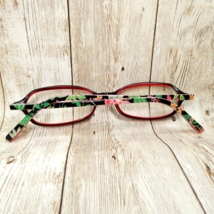 Vera Bradley Womens Black/Red Floral Eyeglasses FRAMES - 3012 49-17-140 - £17.34 GBP