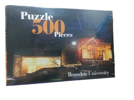 Brandeis University 500 Piece Puzzle  12&quot; x 18&quot; Rose Art Museum NEW SEALED Box - £17.40 GBP