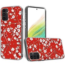 For Samsung A54 ART IMD Chrome Beautiful Design ShockProof Case Cover - Floral D - £6.84 GBP