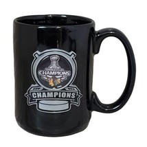 Chicago Blackhawks NHL 2010 Champions 10 oz. Black Stoneware Coffee Mug Cup - £12.74 GBP