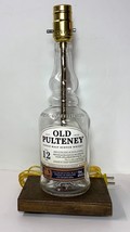 Old Pulteney Malt Scotch Whiskey Liquor Bottle TABLE LAMP LIGHT with Woo... - £40.56 GBP