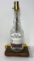 Old Pulteney Malt Scotch Whiskey Liquor Bottle TABLE LAMP LIGHT with Woo... - £40.90 GBP