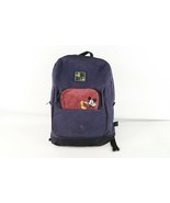 Vintage 90s Faded Mickey Mouse Spell Out Box Logo Suede Trim Backpack Bo... - $697.85 MXN