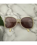 Silhouette Vintage 80s Eye Glasses Frames Cream 1084 56 16 135 Wide Boxy - $35.69 CAD