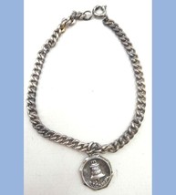 Vintage Bell Telephone Sterling Silver Bracelet Btc Pa Jewelry - £38.73 GBP