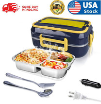1.5L Electric Heating Lunch Box Portable For Car Office Food Warmer Container Us - £37.95 GBP
