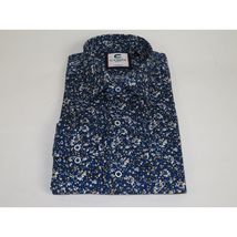 Men's Shirt By CASILA Turkey Cotton Blend Long Sleeves 501570-07 Blue image 4