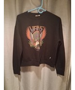 VANS OFF THE WALL Official Women&#39;s Yin Yang Wings Flowers SweatShirt Siz... - $151.86 MXN