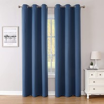 Apriko Thermal Insulated Room Darkening Curtains 2 Panels For, 84 Inch Length. - £33.53 GBP