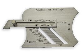 MG-3 Adjustable Fillet Weld Gauge and Unequal LEG welding inspection gag... - £18.91 GBP