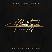 Custom Logo Handwritten Signature Logo Design Watermark - £15.34 GBP