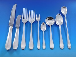 Salem by Tiffany &amp; Co Sterling Silver Flatware Set for 12 Service 123 pieces - £11,288.14 GBP