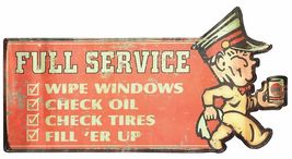 Full Service Laser Cut Vintage Advertising Metal Sign - $59.95
