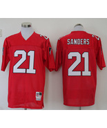 Men&#39;s Deion Sanders #21 Stitched Jersey Red - €38,31 EUR+