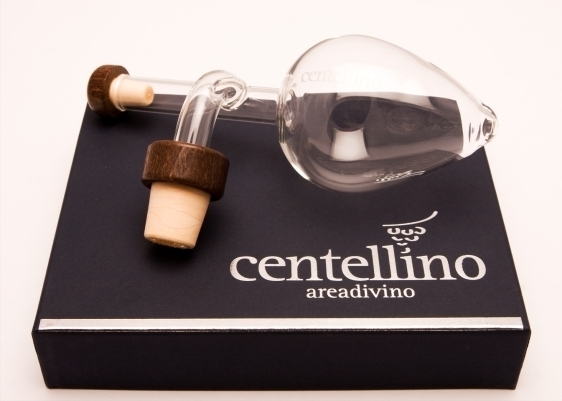 Hand Blown Glass Wine Decanter Aerator by Centellino Italy 150 ml Gift Box - £47.17 GBP