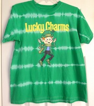 Lucky Charms Cereal T-Shirt Men&#39;s Small C P Short Sleeve Leprechaun Green - £12.58 GBP