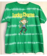 Lucky Charms Cereal T-Shirt Men&#39;s Small C P Short Sleeve Leprechaun Green - £12.41 GBP