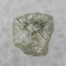 1.25 CT Real Rough Loose Diamond, Green Raw Uncut Diamond, Rare Gemstone - £31.84 GBP