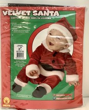 Rubie&#39;s Velvet Santa Romper Halloween Costume/Dress Up, Red/White~Toddle... - £15.97 GBP